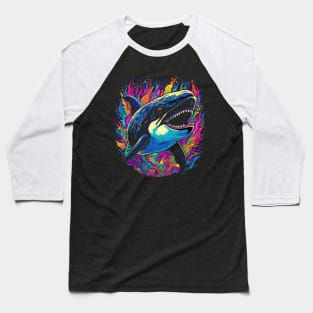 Orca Smiling Baseball T-Shirt